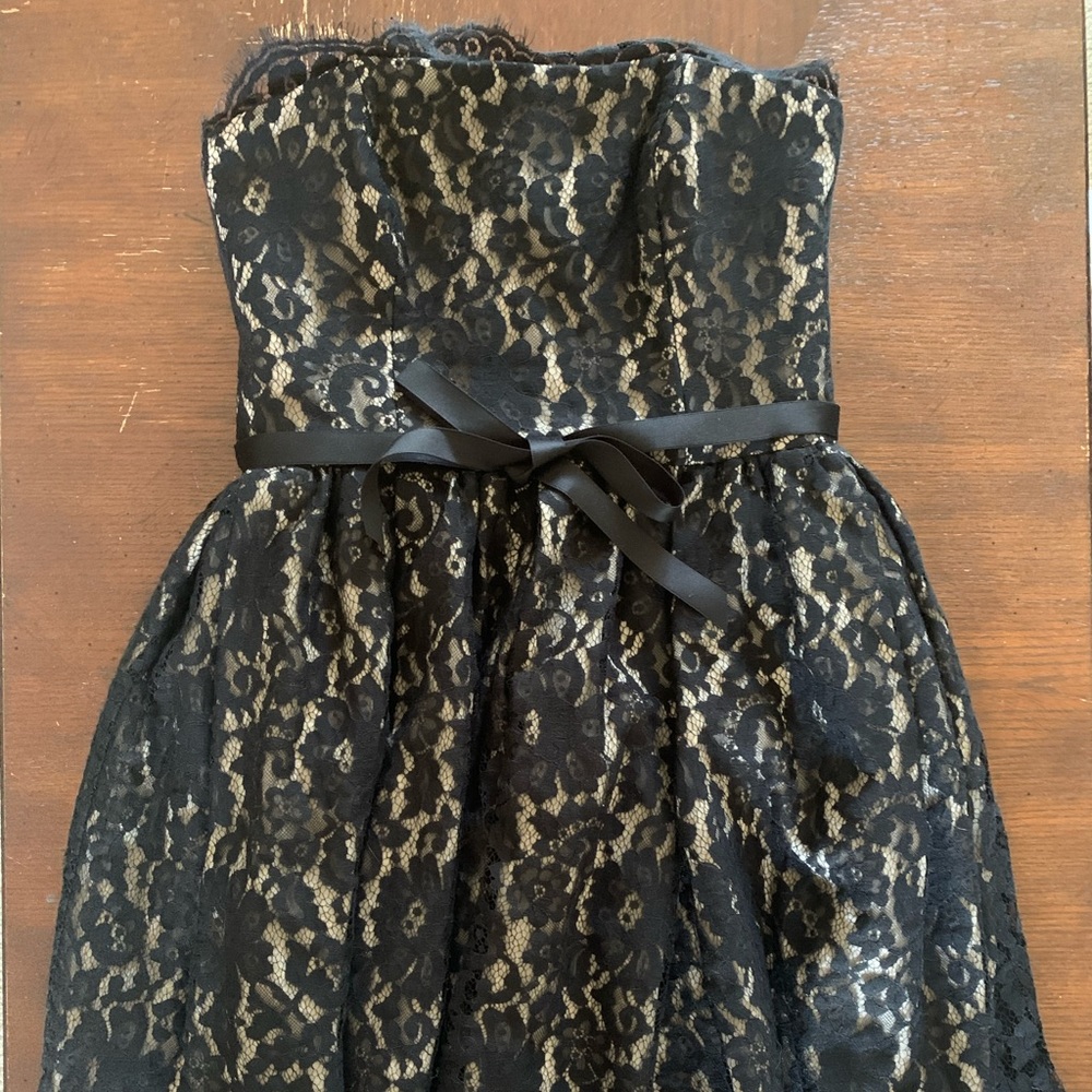 Black Lace Cocktail Dress